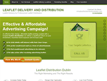 Tablet Screenshot of leafletdistributiondublin.com